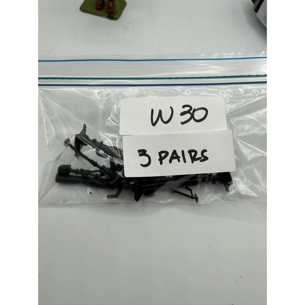 Lot of 2 Vtg GI Joe 1982 Short-Fuze BLACK MORTAR BASE BIPOD ORIGINAL Set ARAH